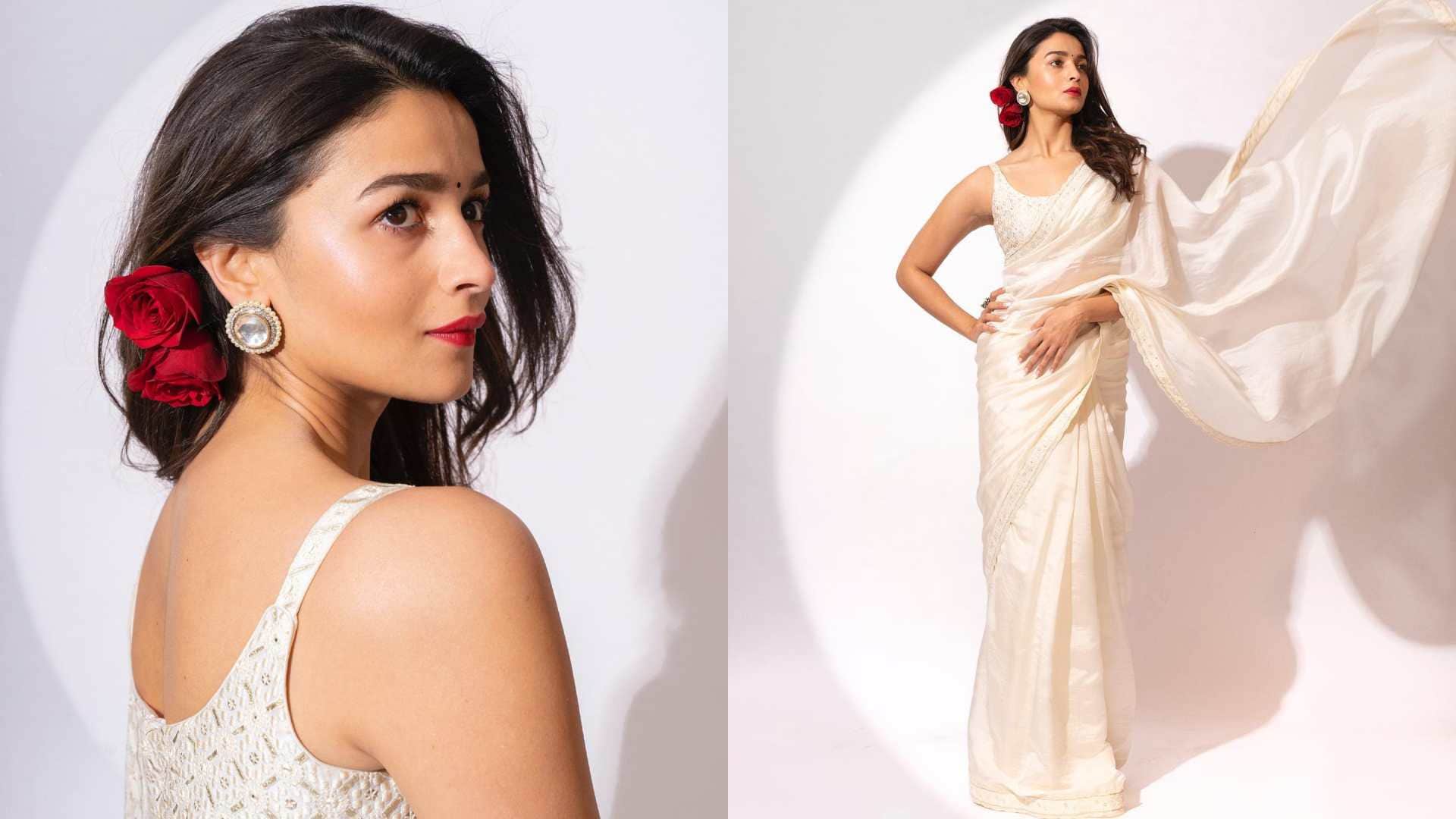 Alia Bhatt Saree Look best Saree look of Alia Bhatt See photos here