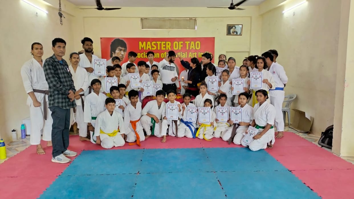 Sehore: Children showed talent in color belt competition, 75 out of 80 players got success