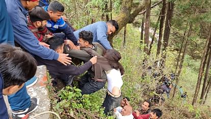 Mussoorie Road Accident Today News: Bus Fell Into Ditch Many People Injured Police ITBP Rescue Operation