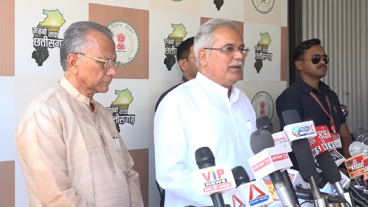 CM bhupesh baghel big blame on ED Action in raipur cg