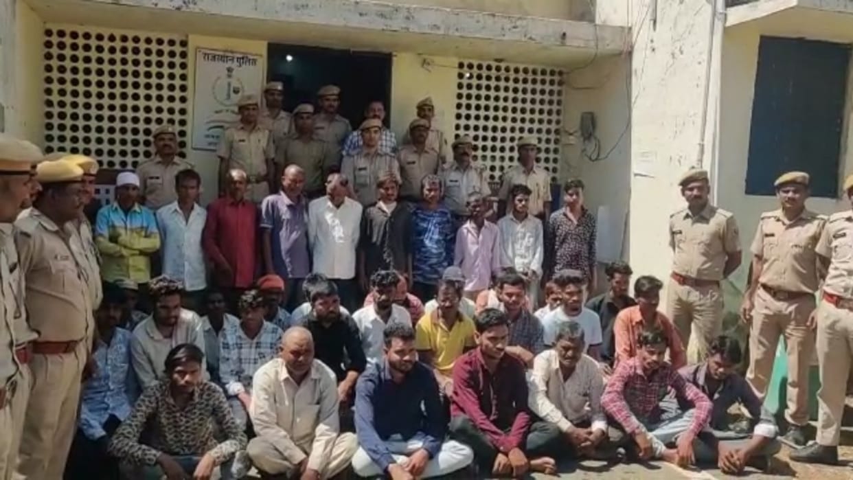Special campaign of police to curb increasing crime in Udaipur division
