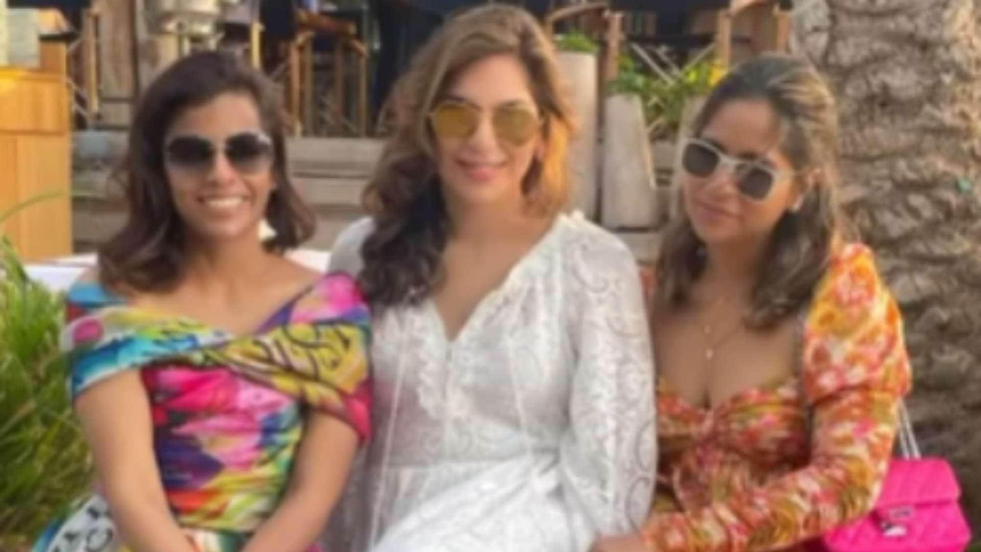 Game Changer actor Ram Charan wife Upasana Kamineni Konidela baby shower done in Dubai pictures going viral