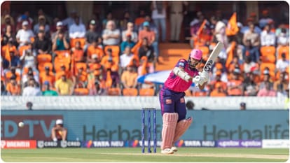 RR vs SRH Bhadohi Yashasvi Jaiswal first match  hits fourth half century in IPL