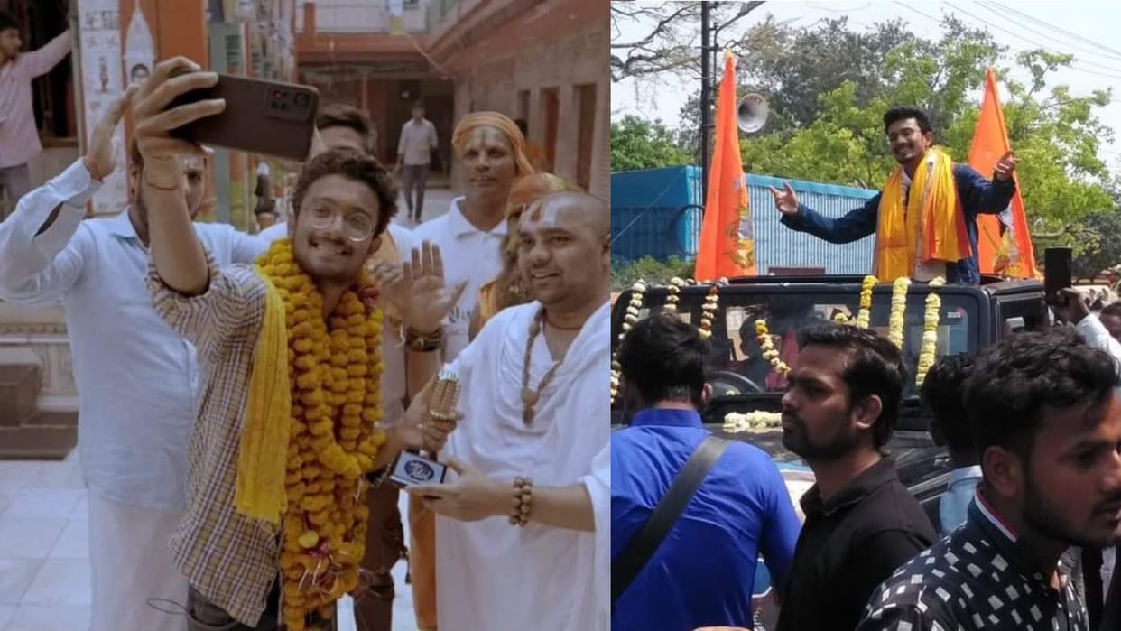 Rishi Singh's supporters celebrated his victory in Indian Idol 13.