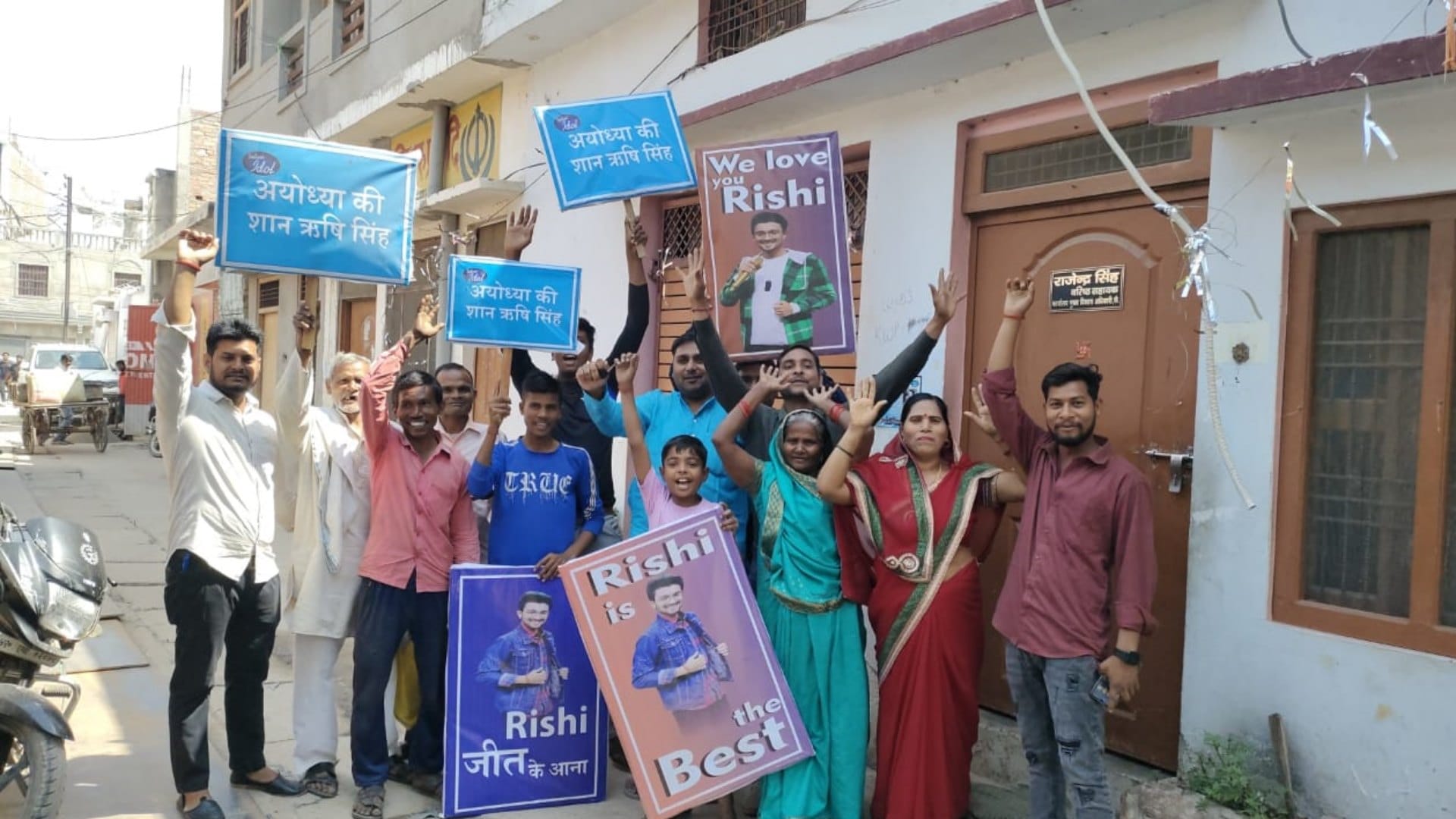 Rishi Singh's supporters celebrated his victory in Indian Idol 13.