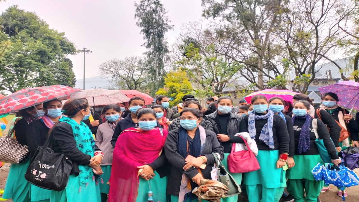 Services of 150 outsourced employees including 80 staff nurses terminated in Chamba Medical College