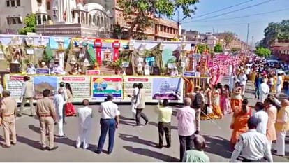 Procession taken out in Rajasthan on Mahavir Jayanti, Kalashabhishek held in Hindon City