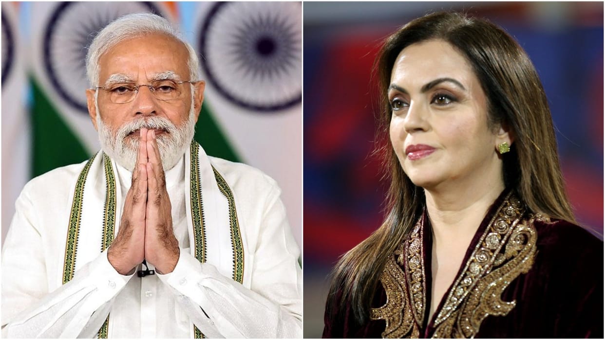 PM Modi congratulates Nita Ambani for the opening of Nita Mukesh Ambani Cultural Centre in Mumbai