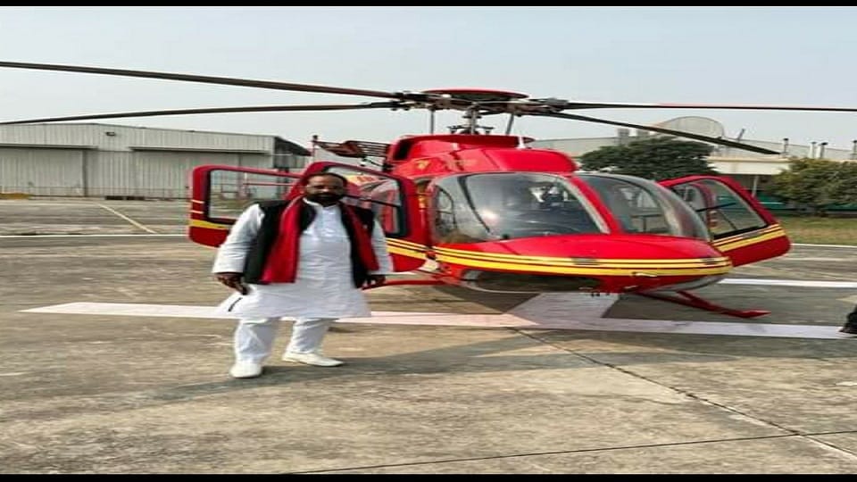 On Eid permission sought to shower flowers from a helicopter on the worshipers