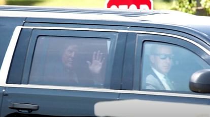 US: Former President Trump will surrender in court today, security at every step, reached New York late at night American former president donald trump will present on court on tuesday