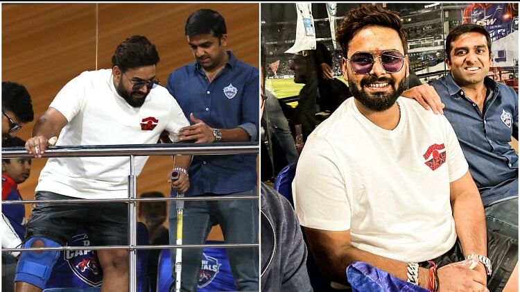 Video Watch Rishabh Pant walks on his own in major recovery breakthrough throws crutches