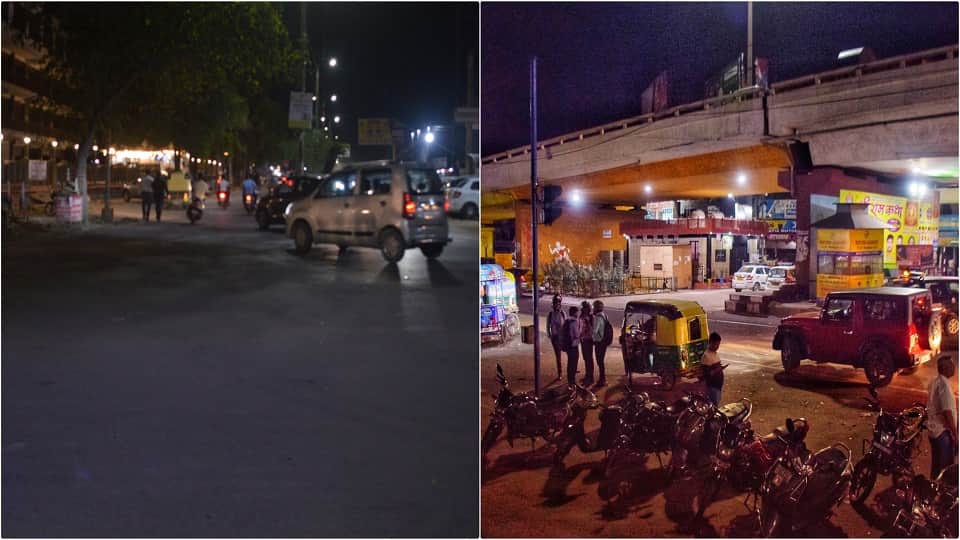Agra night is dangerous roads are empty gets dark careful when leaving the house