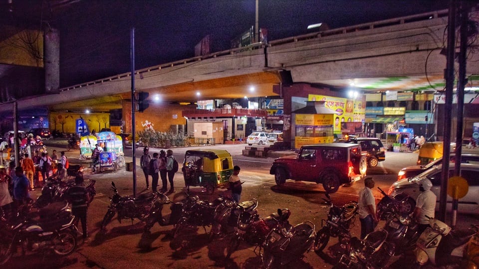 Agra night is dangerous roads are empty gets dark careful when leaving the house