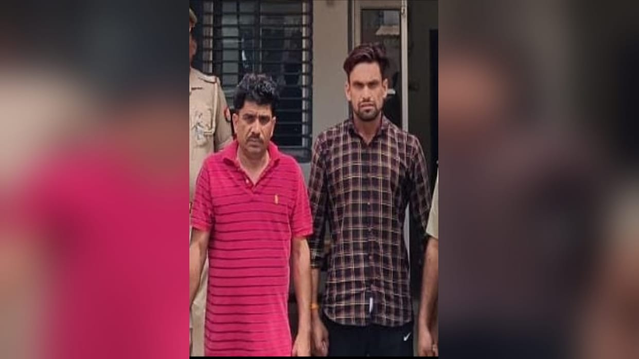 Bijnor News: Two members of Aditya Rana Gang have arrested with two tamancha