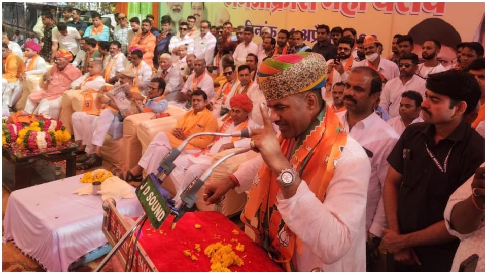 BJP CP Joshi attacked the Gehlot government on jaipur bomb blast case