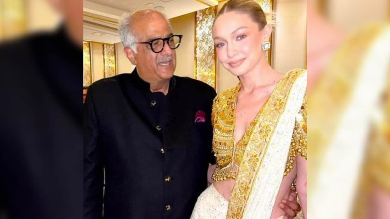 Netizens Troll Boney Kapoor Slammed For Holding Gigi Hadid's Waist While Posing At NMACC