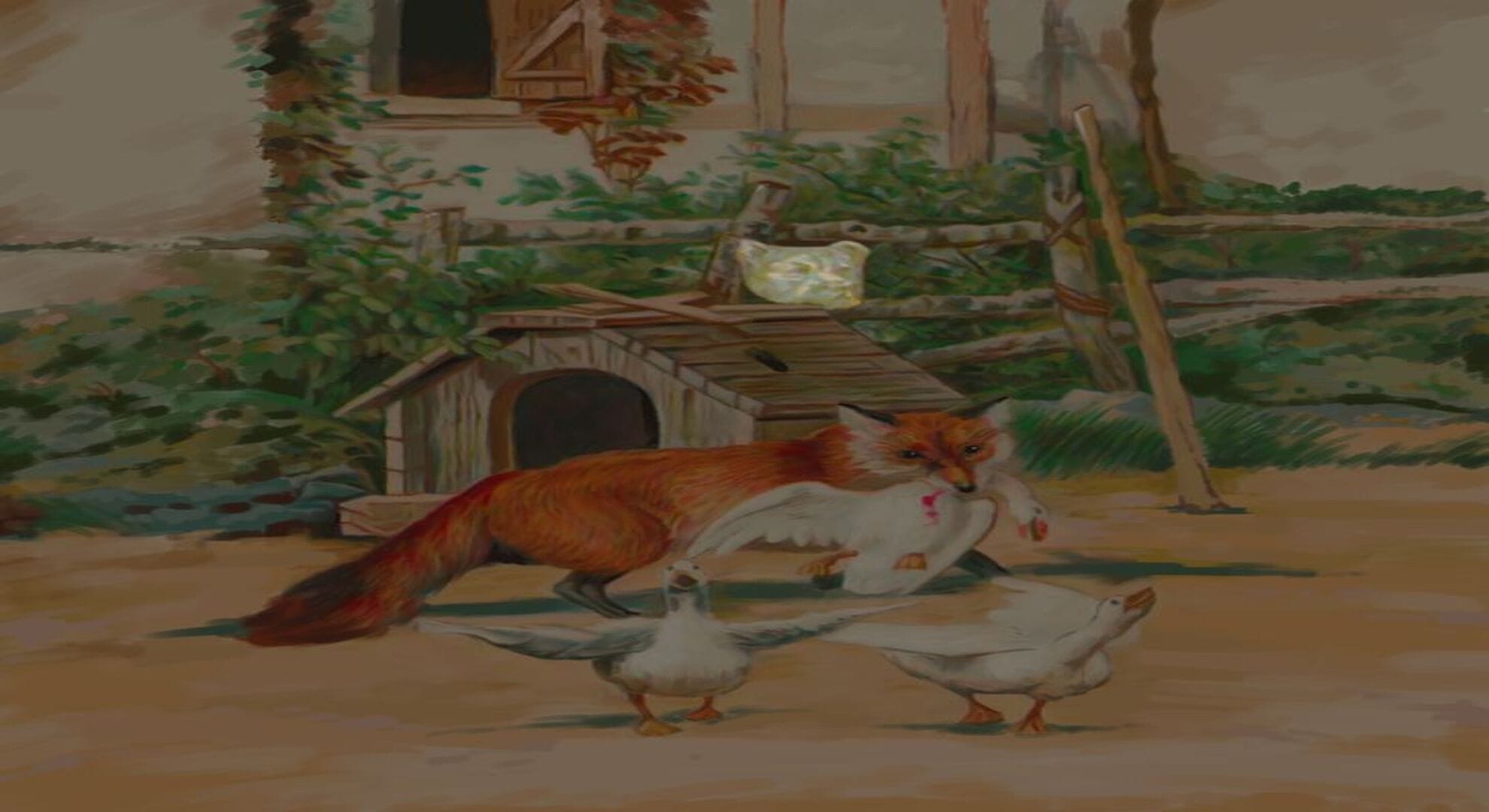 Optical Illusion IQ Test: can You spot the dog that will scare the fox away in 8 seconds!