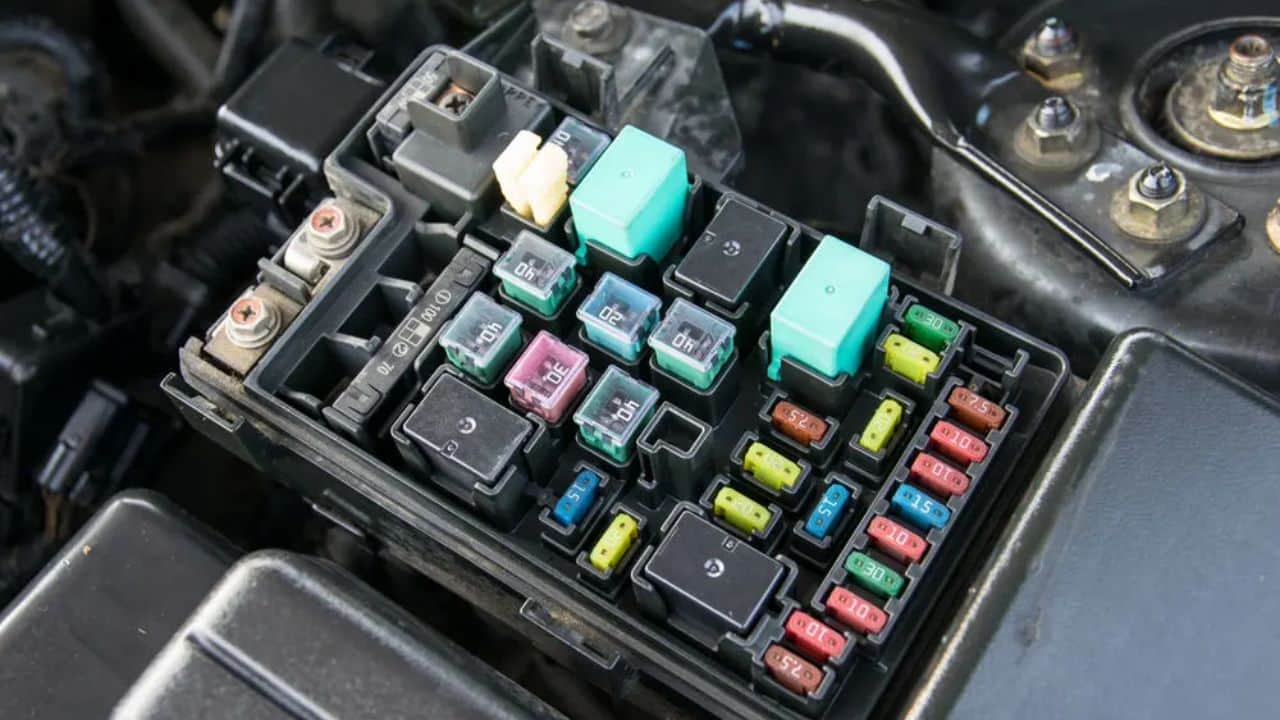 due to three reasons smell of burning rubber came in car cabin, engine oil leak electric short hose melting