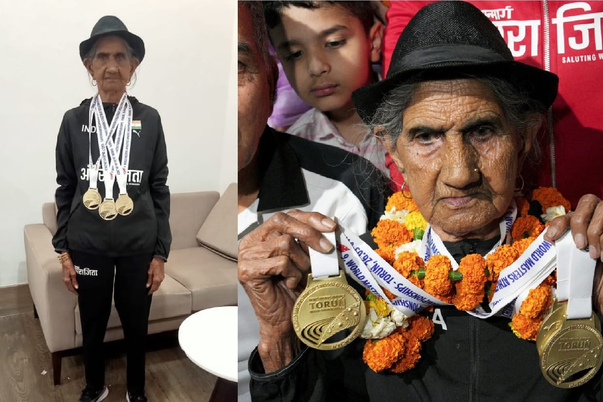 95-year-old Dadi Bhagwani Devi won three gold medals in Poland, this is the secret of staying fit
