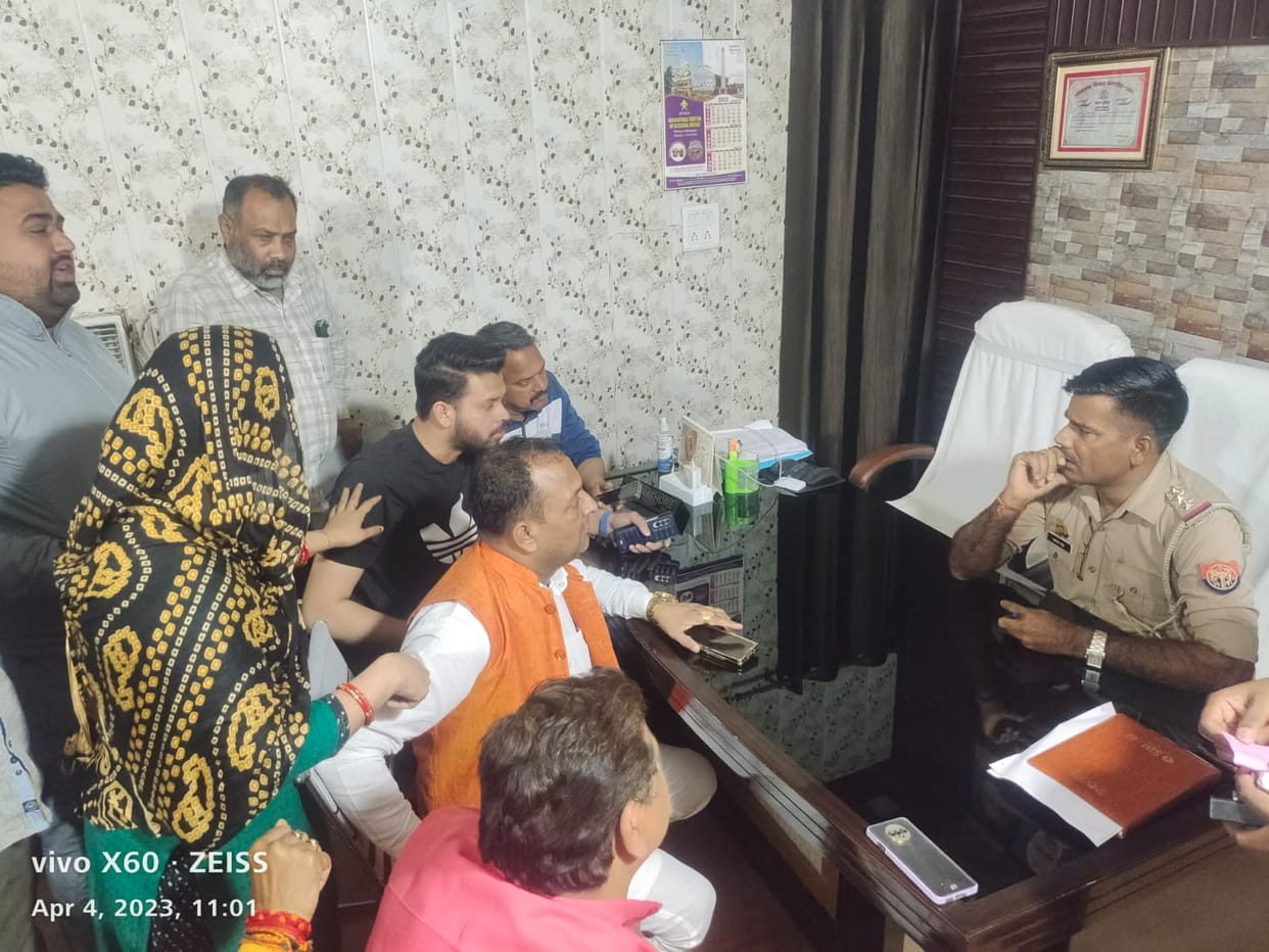 Meerut: BJP workers created ruckus at Kankarkheda police station, allegations against the police