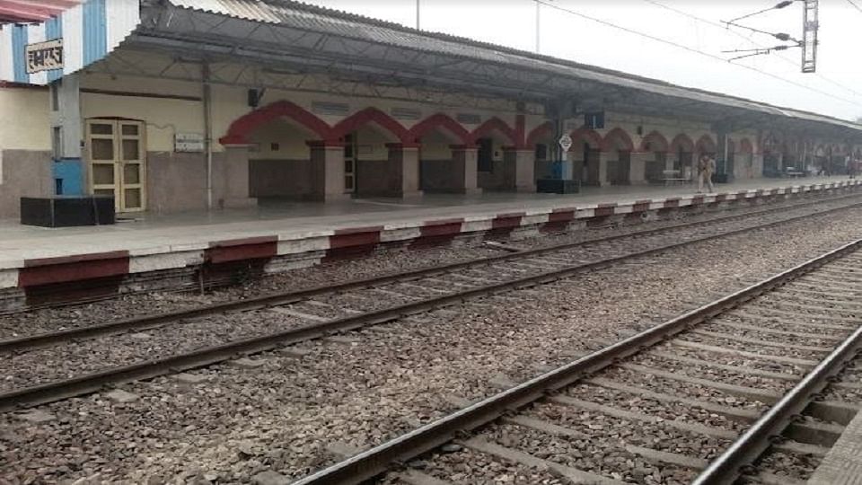 Smoke coming out from the wheels of Netaji Express