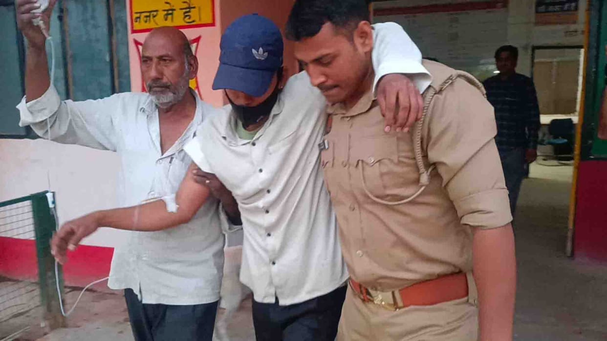Hamirpur: 25 thousand prize crook injured in police encounter
