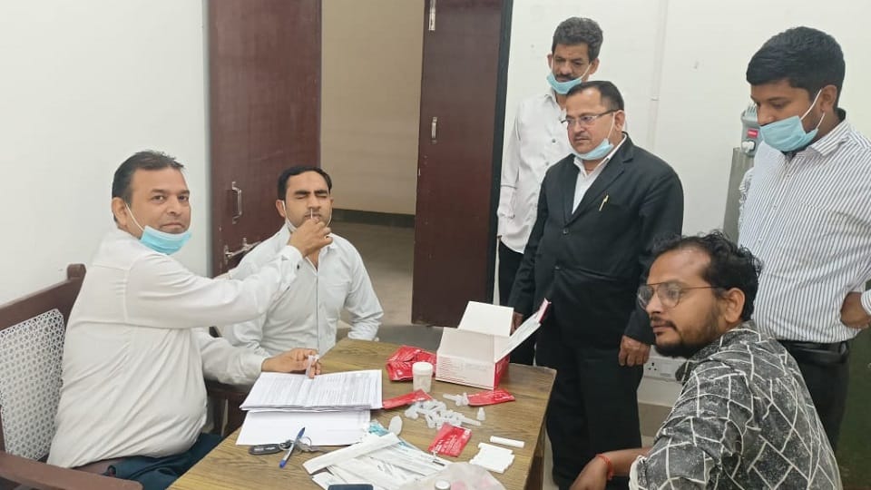 Lalitpur latest news Four including district judge and EO turned out to be corona infected