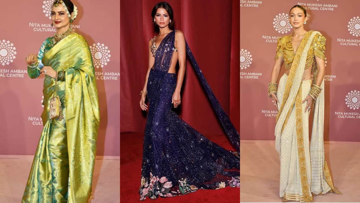 Get Inspired With Actress Traditional Outfit Looks At NMACC Event News In Hindi