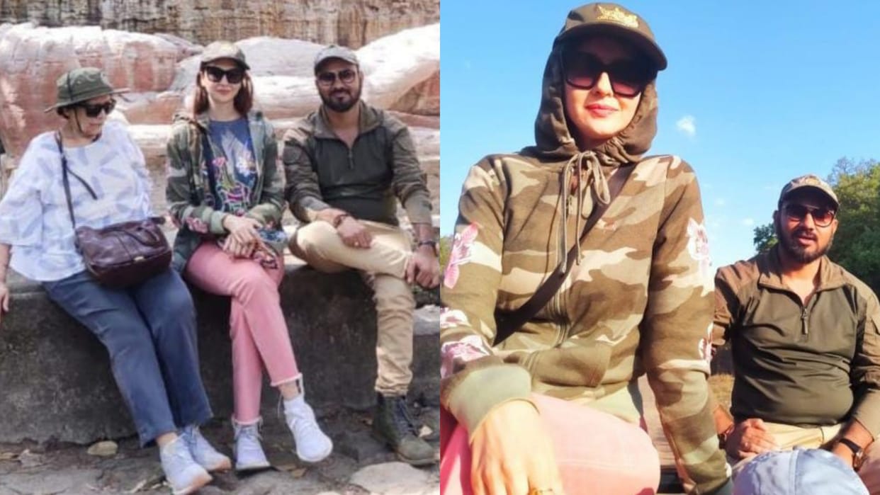 Umaria News Saumya Tandon of TV serial Bhabi Ji Ghar Par Hain reached Bandhavgarh Tiger Reserve