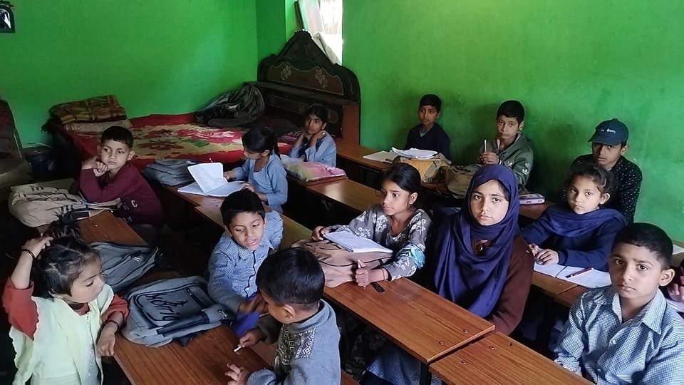 Udhampur: Morning school in Cheneni becomes home in the evening such way students studying