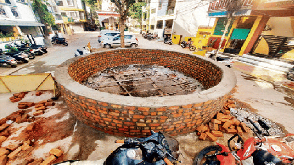 wells water tank bawdi conservation