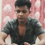 मुरैना का वह आरक्षक, जिसका बदमाशों ने अपहरण किया।