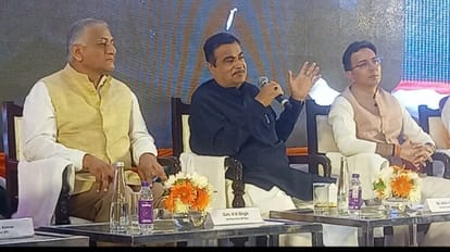 Baghpat:  Roads would be like America, drone taxi will run says Union Minister Nitin Gadkari