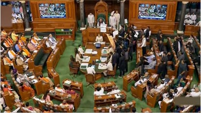 Parliament Updates Lok Sabha Rajya Sabha adjourned Mallikarjun kharge Slams Modi Govt over democracy in Hindi