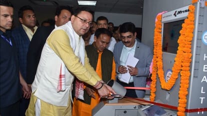 Uttarakhand CM Pushkar singh Dhami inaugurated state first health ATM and 40 True Net machines