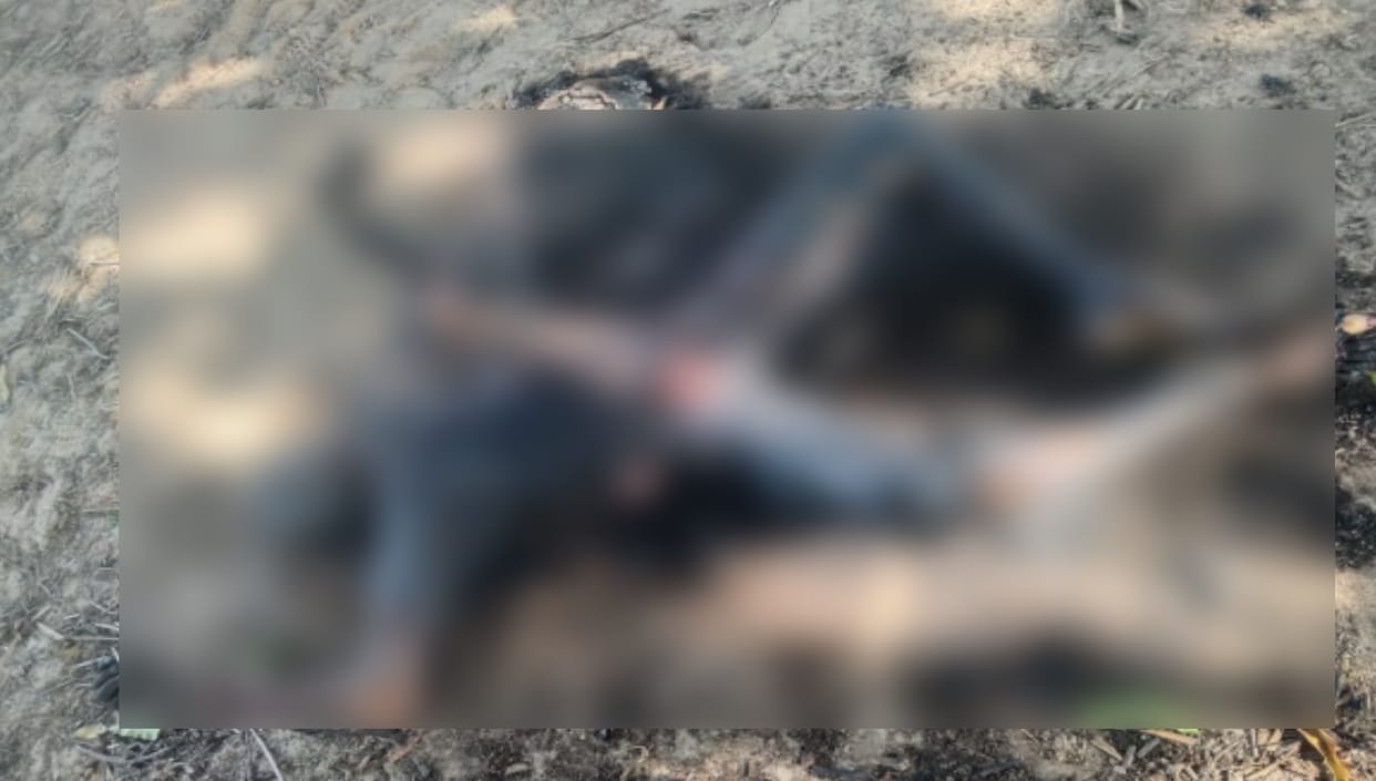 Renowned Cement businessman murderd by hanging, burnt the dead body while he was going to temple in Bijnor