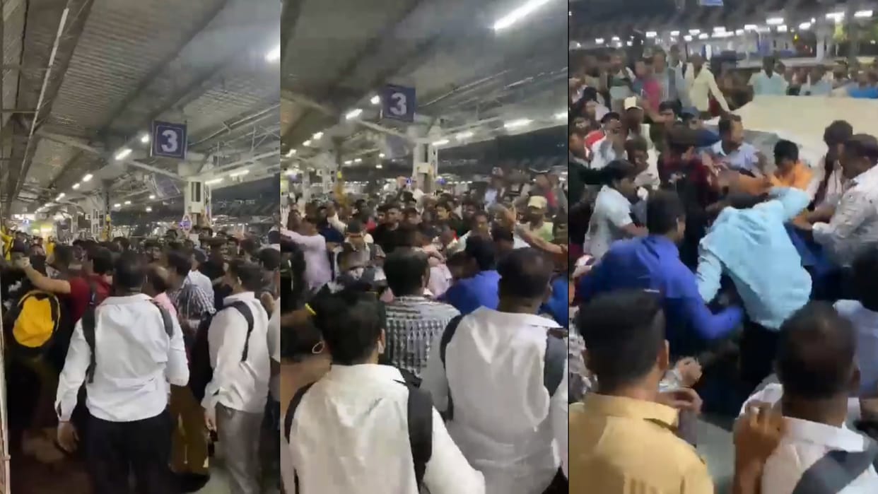 Maha: 2 commuters blocking local train door thrashed by passengers