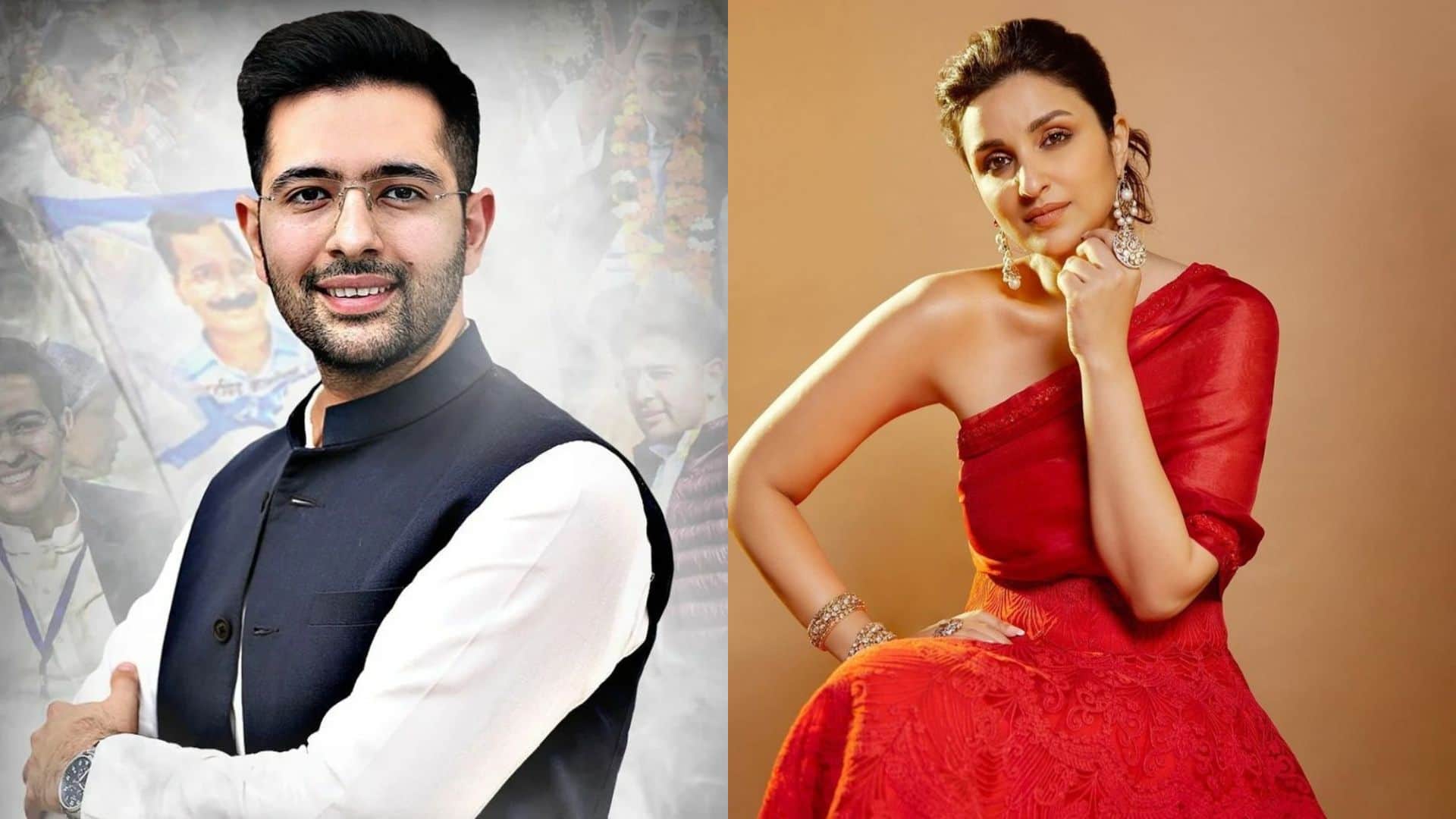 Raghav Chadha reacts on engagement rumours with Parineeti Chopra he promises celebration will be soon