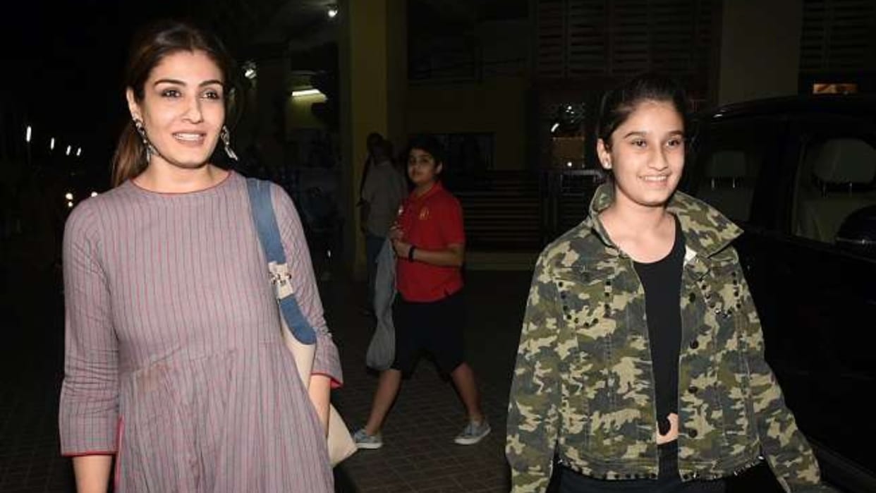 Raveena Tandon daughter Rasha Thadani gets pushed by man for selfie actress angrily reacts know in detail