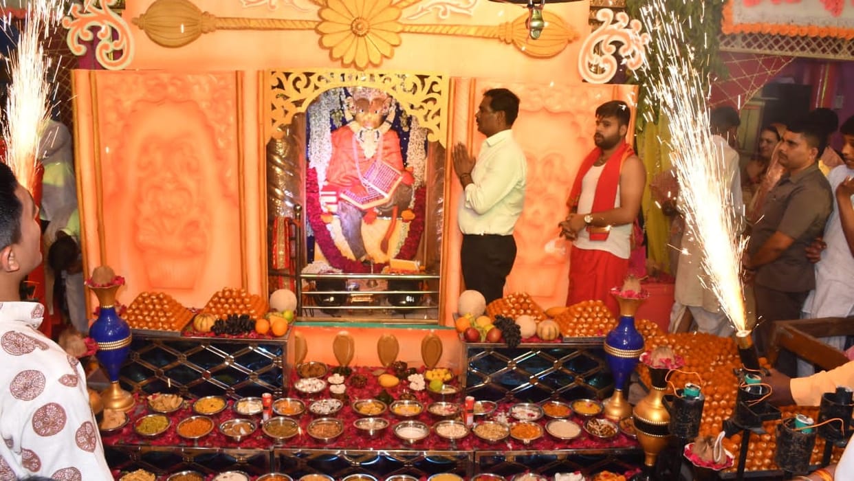 Hanuman Jayanti janmotsav ranjeet hanumar alija sarkar shridas hanumar bagichi