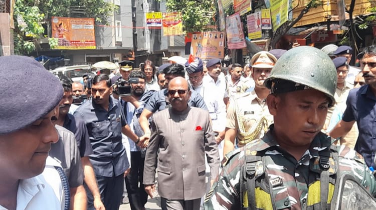 Governor Cv Ananda Bose Visits Violence Hit Areas Over West Bengal ...