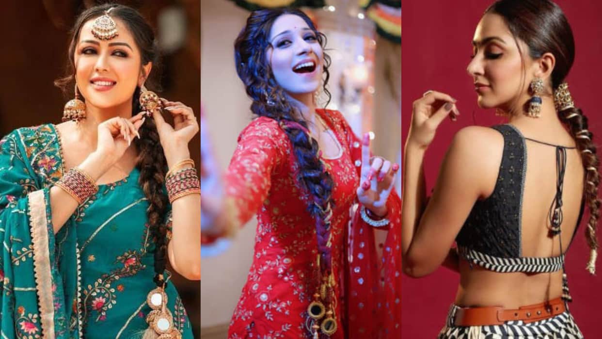 Baisakhi 2023 best paranda hair style for baisakhi paranda kaise lagayein