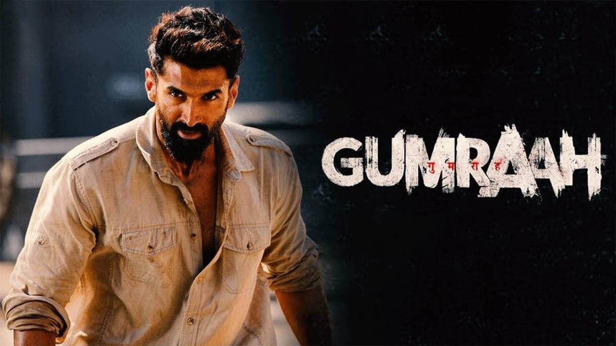 Gumraah 2023 Movie Review by Pankaj Shukla Vardhan Ketkar Aditya Roy Kapoor Mrunal Thakur Thadam remake