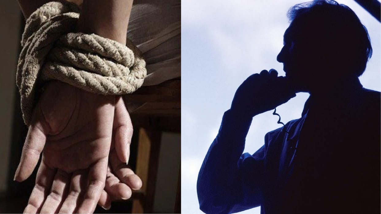 Ransom was demanded by taking the businessman hostage, police is tracing the gang from CDR