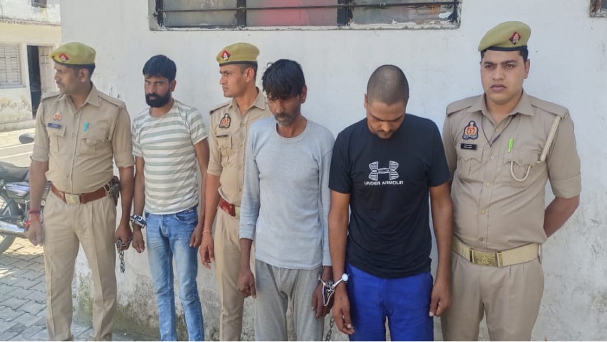 Meerut police have arrested three accused of Surang Chor Gang and revealed by CCTV Camera