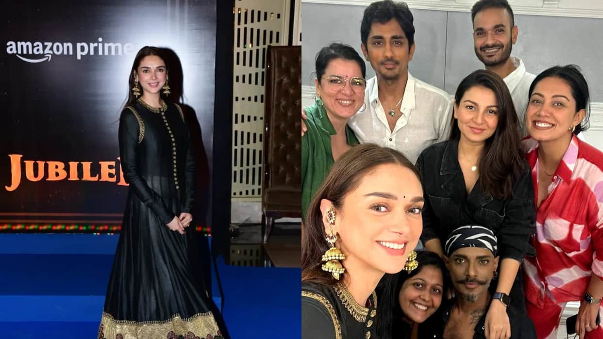 Aditi Rao Hydari Shared Photo on instagram With Rumored Boyfriend Siddharth At Jubilee Screening