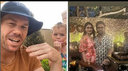 Allu Arjun: ‘पुष्पा’ को क्रिकेटर डेविड वॉर्नर ने जन्मदिन पर किया विश, पत्नी स्नेहा और रश्मिका ने भी दी बधाई Allu Arjun Birthday of Pushpa Actor Wife Sneha Crickter David Warner Rashmika Mandanna Samantha Wishes Him