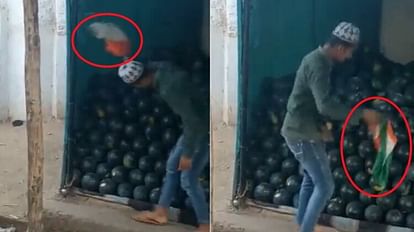Man Cleaning Dust With Tricolour From Watermelons in Jhansi, UP Police Probe After Video Viral