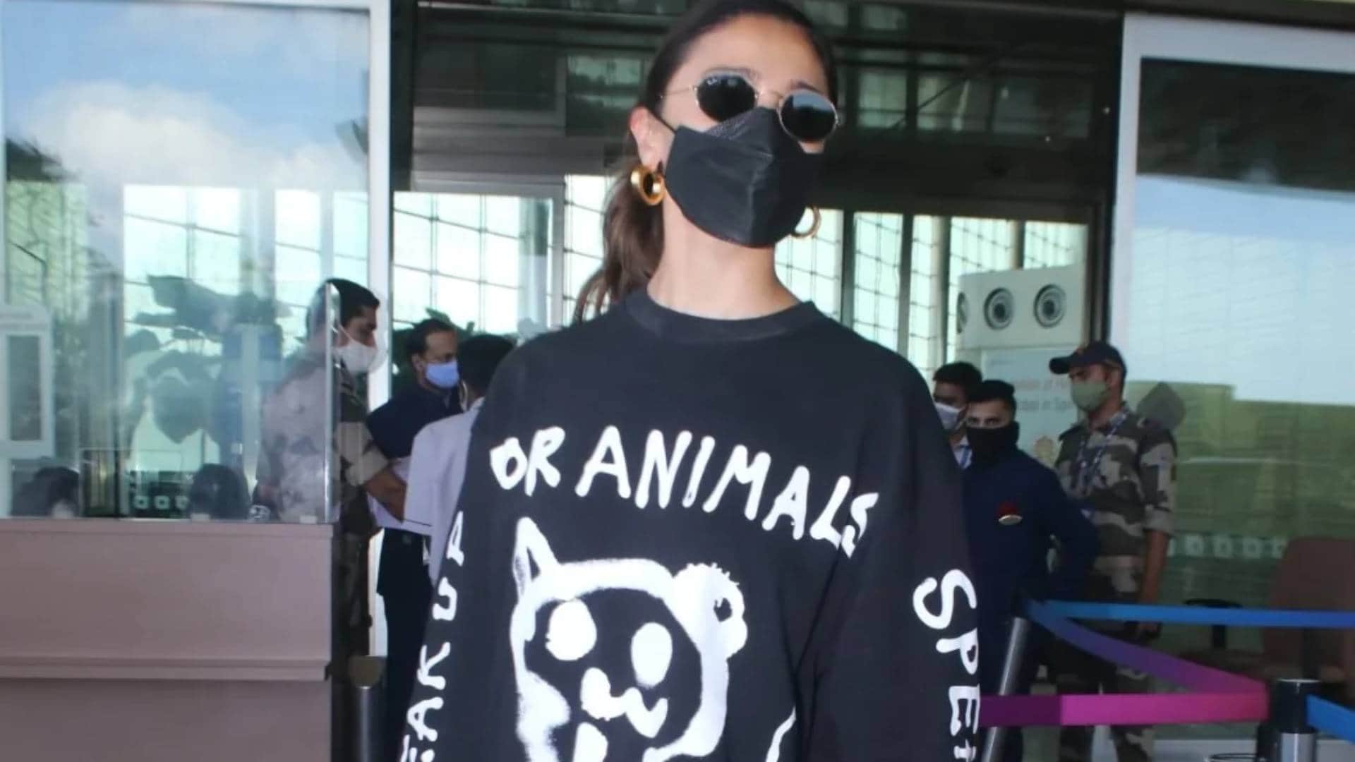 Alia Bhatt got brutally trolled for wearing Speak Up For Animals shirt while carrying leather bag