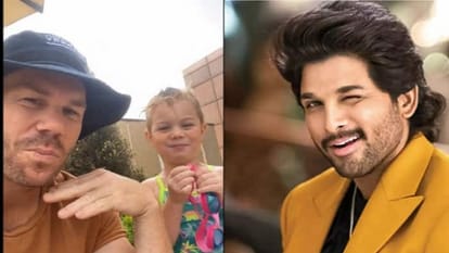 Allu Arjun Birthday of Pushpa Actor Wife Sneha Crickter David Warner Rashmika Mandanna Samantha Wishes Him